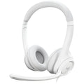 Слушалки Logitech H390 Corded, OFFWHITE, USB
