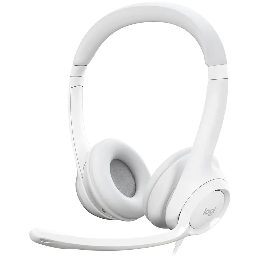 Слушалки Logitech H390 Corded, OFFWHITE, USB