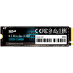 SSD диск Silicon Power Ace, A60 2TB SSD PCIe Gen 3x4 PCIe Gen3 x 4 & NVMe 1.3