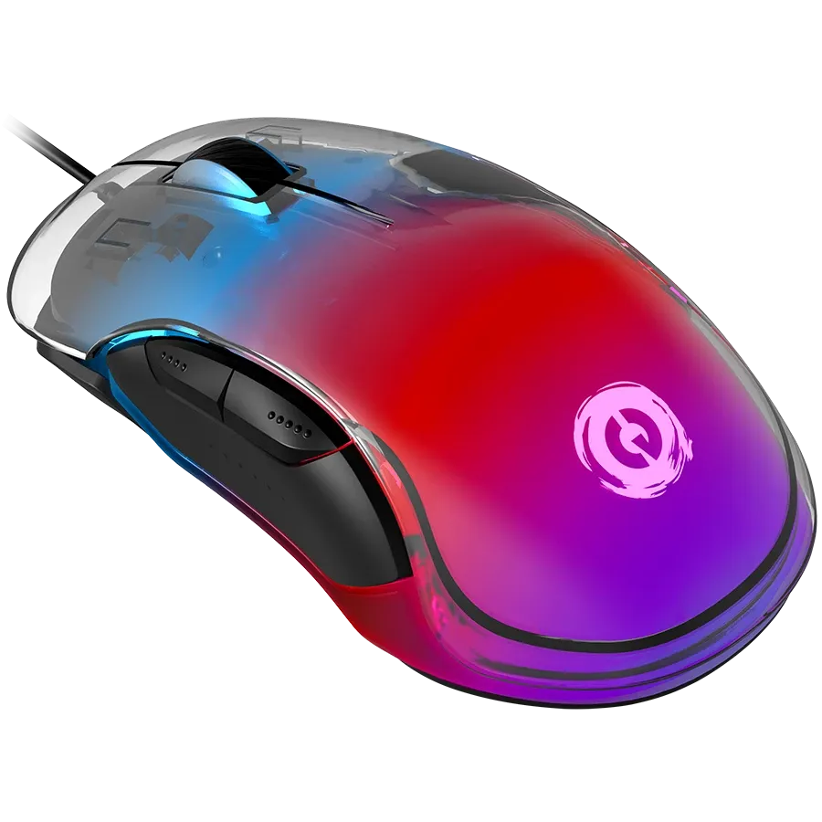Геймърска мишка Canyon Braver GM-728 LED Crystal 7buttons Wired, черна