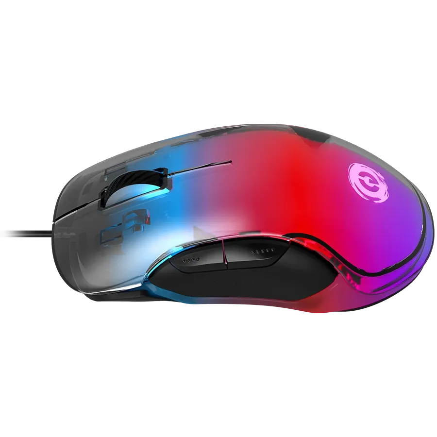 Геймърска мишка Canyon Braver GM-728 LED Crystal 7buttons Wired, черна