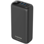 Външна батерия Canyon PB-301 LED 30000 mAh PD 20W QC 3.0, черна