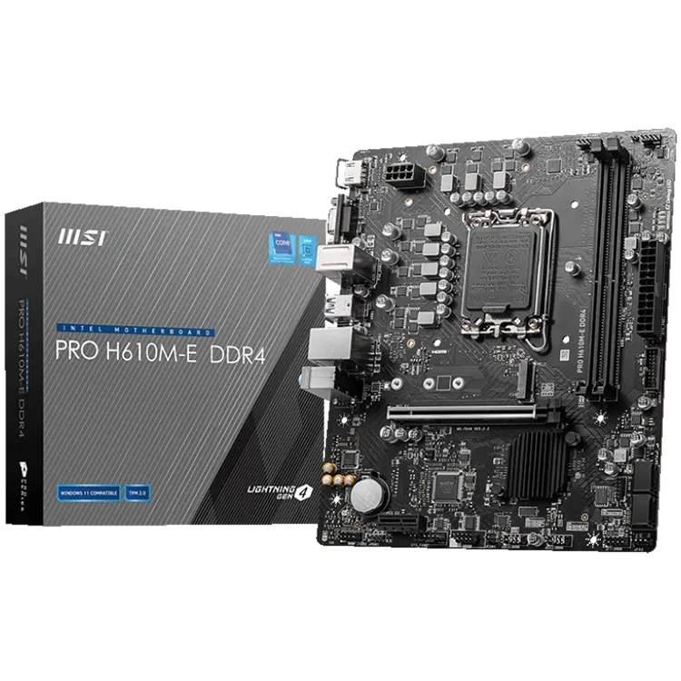 Дънна платка MSI PRO H610M-E DDR4