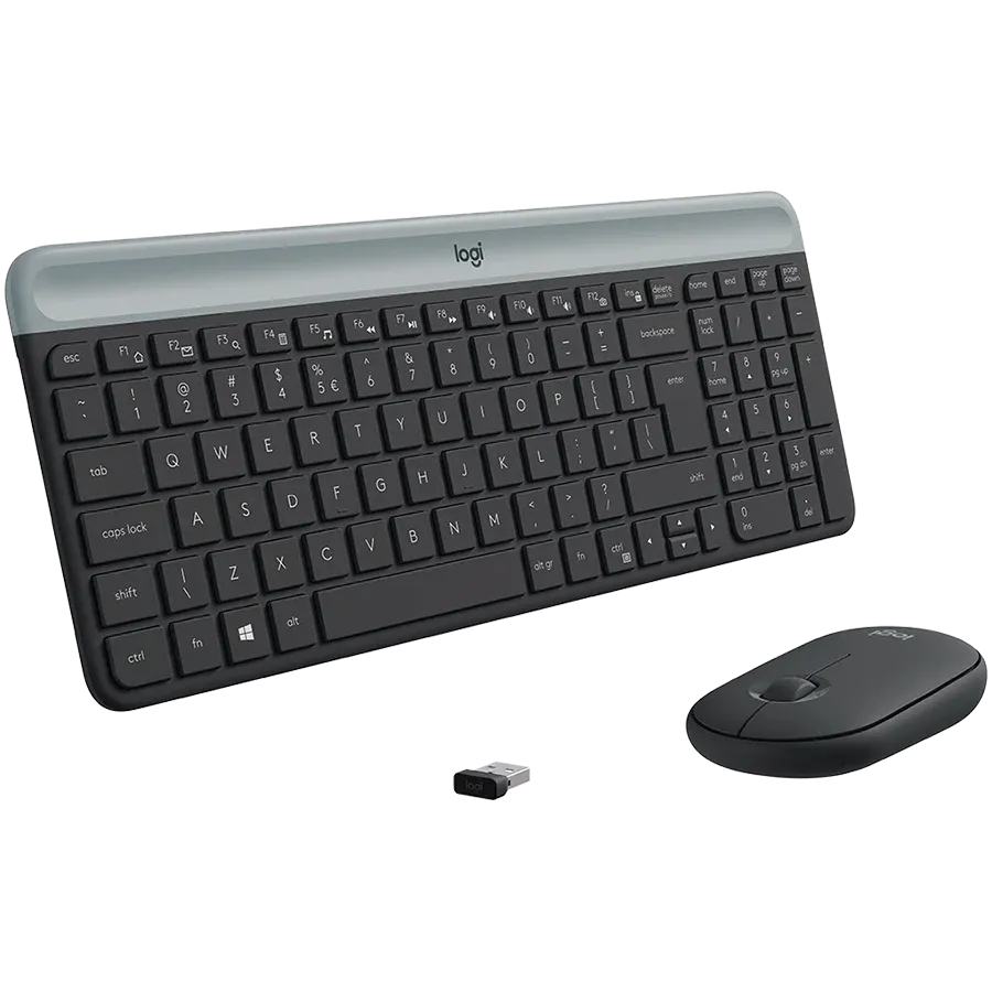 Клавиатура Logitech MK470 Slim Wireless Combo, GRAPHITE, US INT'L