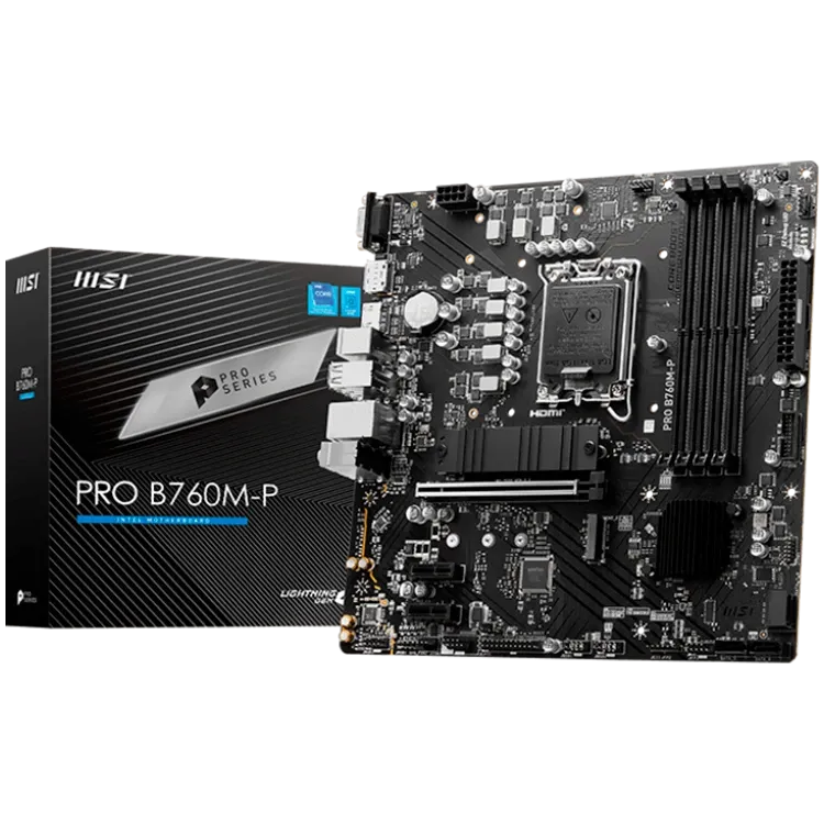Дънна платка MSI PRO B760M-P, mATX
