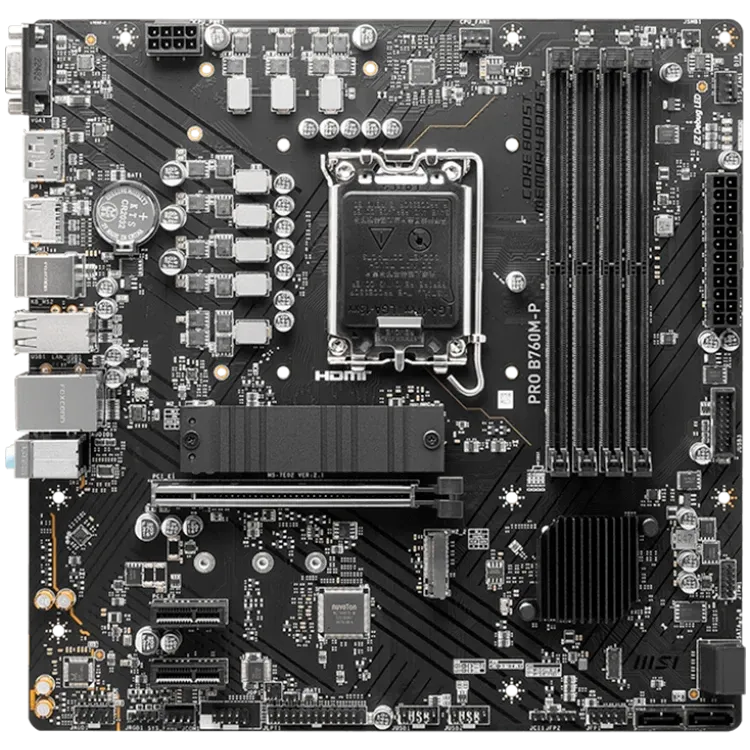 Дънна платка MSI PRO B760M-P, mATX