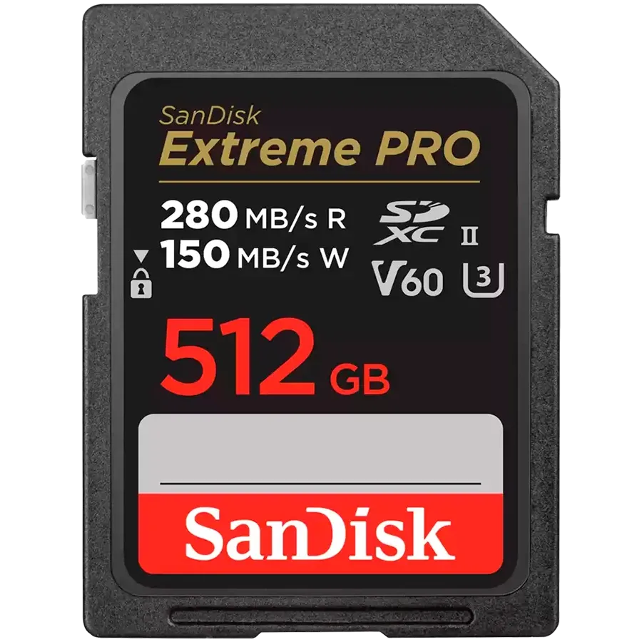 Карта памет SanDisk Extreme PRO 512GB V60 UHS-II SD cards