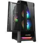 Компютърна кутия Cougar Duoface RGB PC Case, Mid Tower, черна