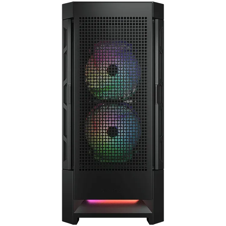 Компютърна кутия Cougar Duoface RGB PC Case, Mid Tower, черна