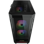 Компютърна кутия Cougar Duoface RGB PC Case, Mid Tower, черна