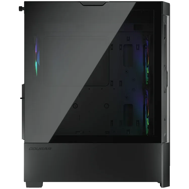 Компютърна кутия Cougar Duoface RGB PC Case, Mid Tower, черна