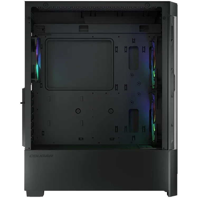Компютърна кутия Cougar Duoface RGB PC Case, Mid Tower, черна