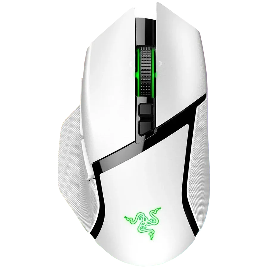 Геймърска мишка Razer Basilisk V3 Pro White Wireless, 30K DPI