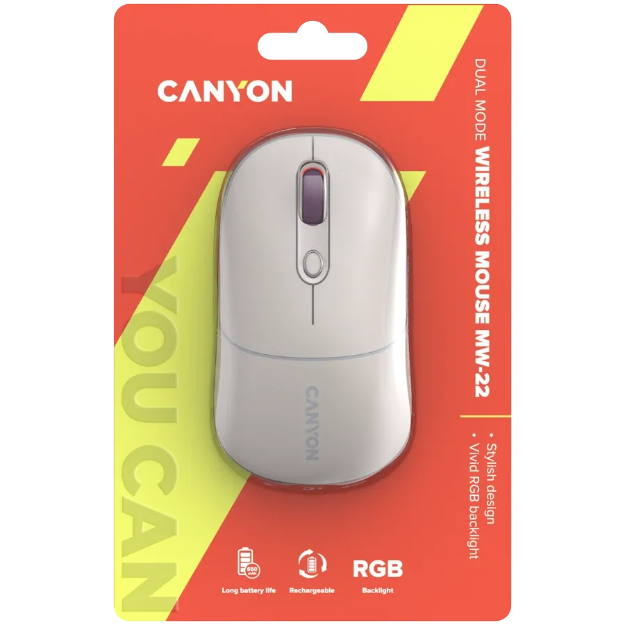 Мишка Canyon MW-22 2in1 BT/ Wireless Rice
