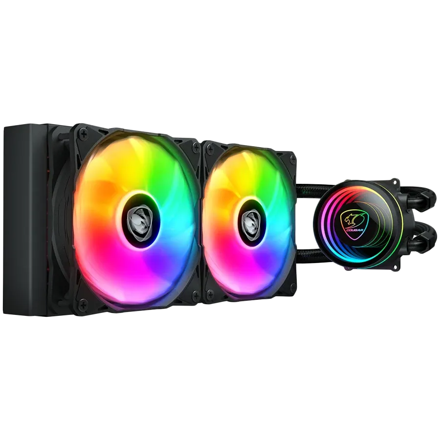 Охладител Cougar Poseidon Elite ARGB 240 Black AiO Liquid Watercooling