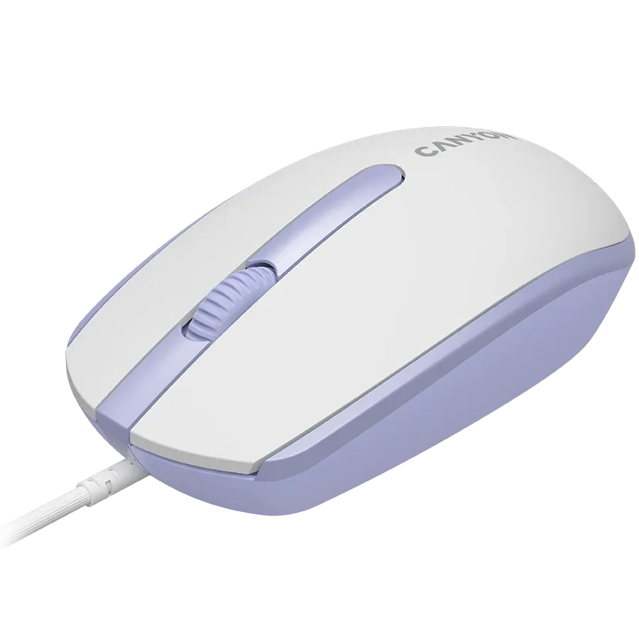 Мишка Canyon M-10 Wired White Lavender