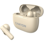 Безжични слушалки Canyon OnGo TWS-10 ANC+ENC, бежови