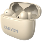 Безжични слушалки Canyon OnGo TWS-10 ANC+ENC, бежови