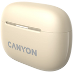 Безжични слушалки Canyon OnGo TWS-10 ANC+ENC, бежови