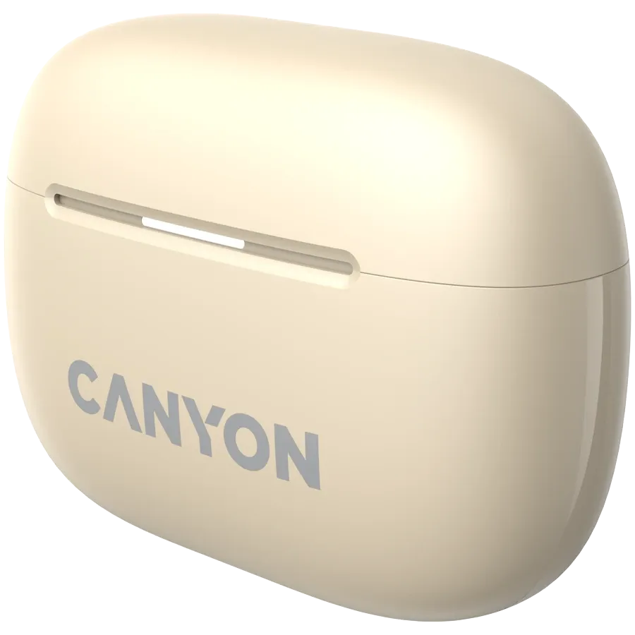 Безжични слушалки Canyon OnGo TWS-10 ANC+ENC, бежови