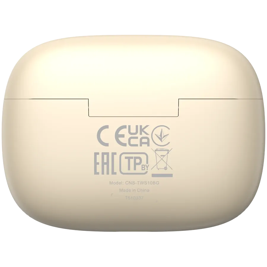 Безжични слушалки Canyon OnGo TWS-10 ANC+ENC, бежови