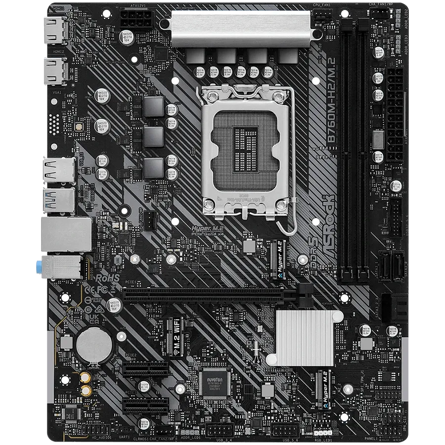 Дънна платка ASRock iB760 (B760M-H2/M.2)
