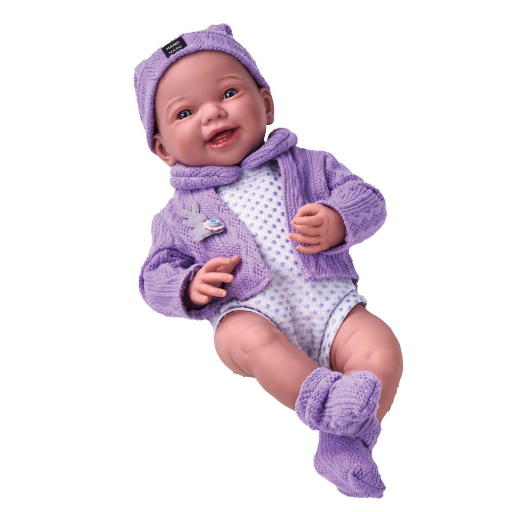 Yifeng Baby Doll Реалистично Бебе 41см. с Лилав Тоалет