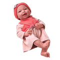 Yifeng Baby Doll Реалистично Бебе 41см. с Пухкаво Одеялце Оранжева Шапка