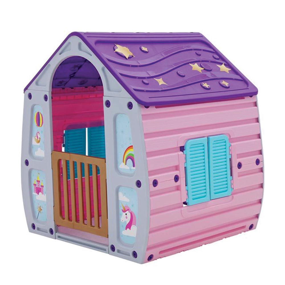 STARPLAST Градинска къща Unicorn Magical House