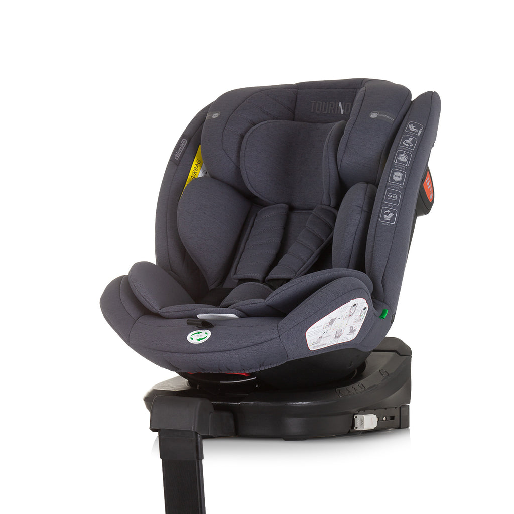 Chipolino Ст.кола 360 I-size 40-150 ТОРИНО гранит