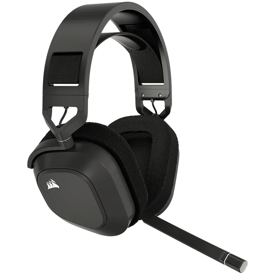 Геймърски слушалки Corsair HS80 MAX Wireless, Steel Gray, EU
