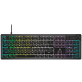 Геймърска клавиатура Corsair K55 CORE RGB, черна