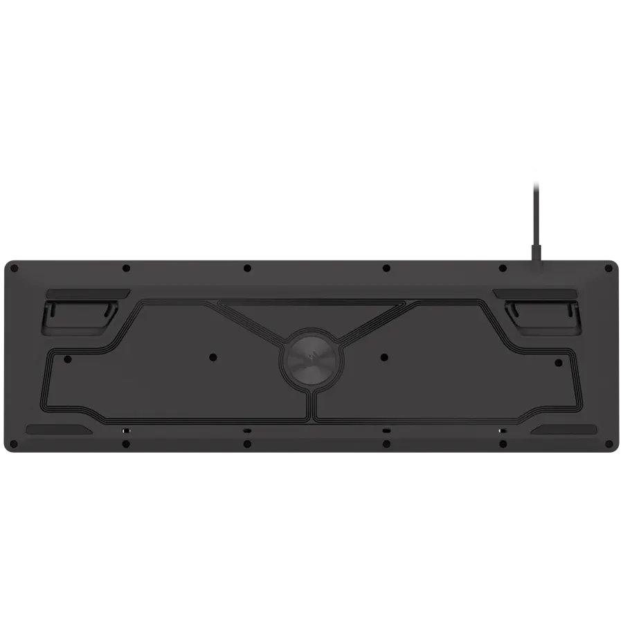 Геймърска клавиатура Corsair K55 CORE RGB, черна
