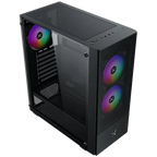 Компютърна кутия Xigmatek Hero II Air 3F Black EN41655