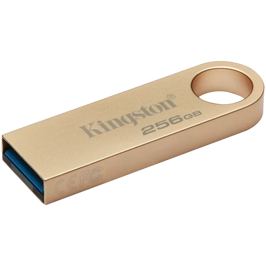 USB флаш памет Kingston 256GB 220MB/s Metal USB 3.2 Gen 1 DataTraveler SE9 G3