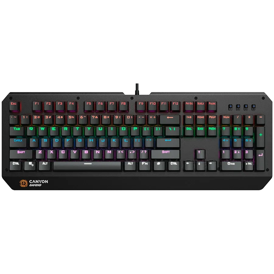Геймърска клавиатура Canyon Hazard GK-6, Wired multimedia