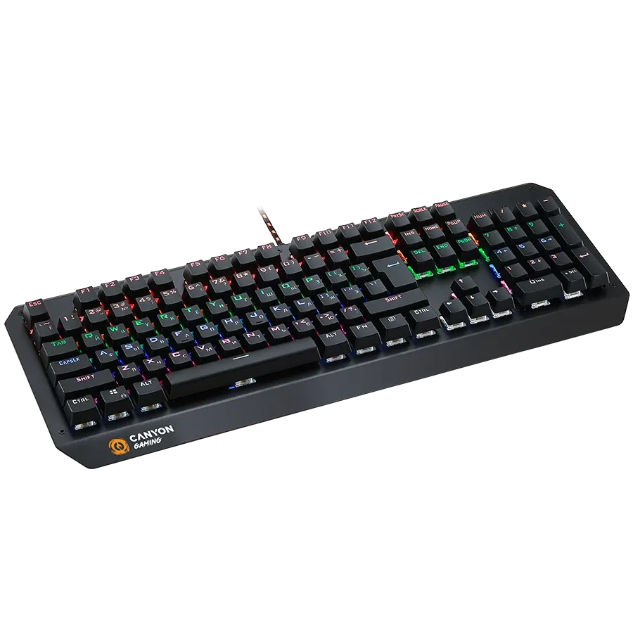 Геймърска клавиатура Canyon Hazard GK-6, Wired multimedia