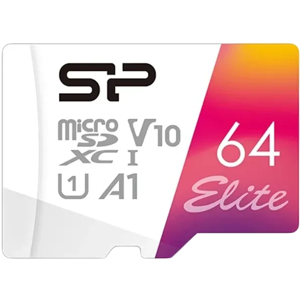 Карта памет Silicon Power Elite Colorful 64GB microSD