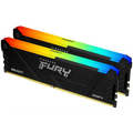 RAM памет Kingston 32GB 3200MT/s DDR4 CL16 DIMM (Kit of 2) FURY Beast RGB