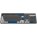 Клавиатура Canyon HKB-W03 EN AAA Wireless, сива