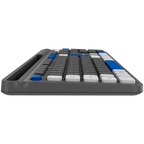 Клавиатура Canyon HKB-W03 EN AAA Wireless, сива