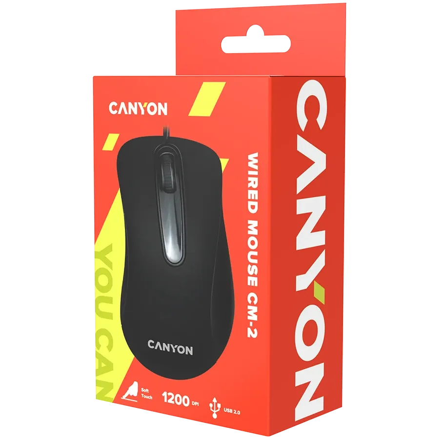 Мишка Canyon CM-2 Wired, черна