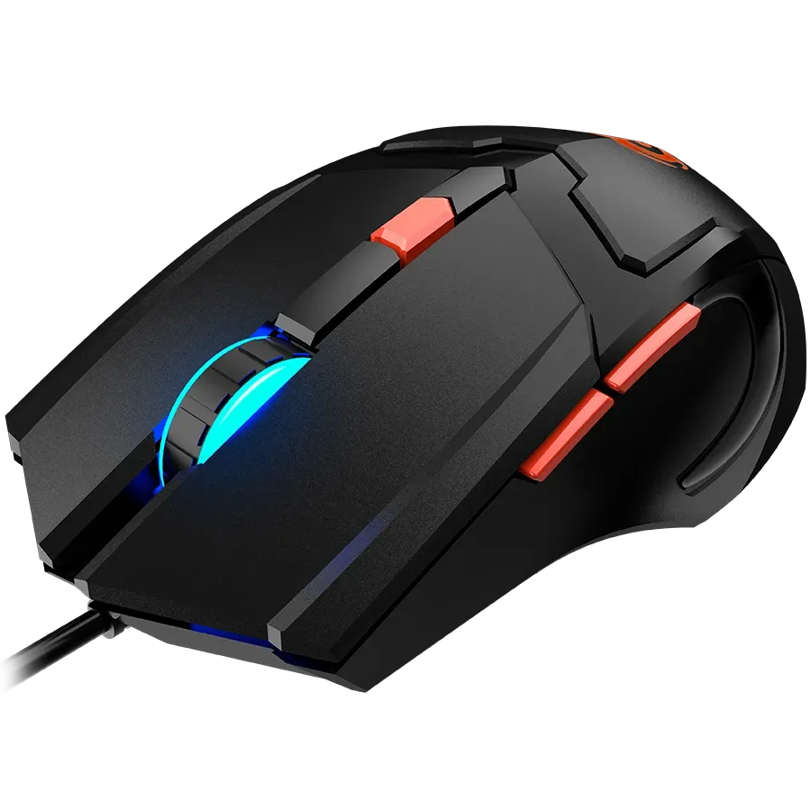 Геймърска мишка Canyon Vigil GM-2 RGB 6buttons Wired, черна
