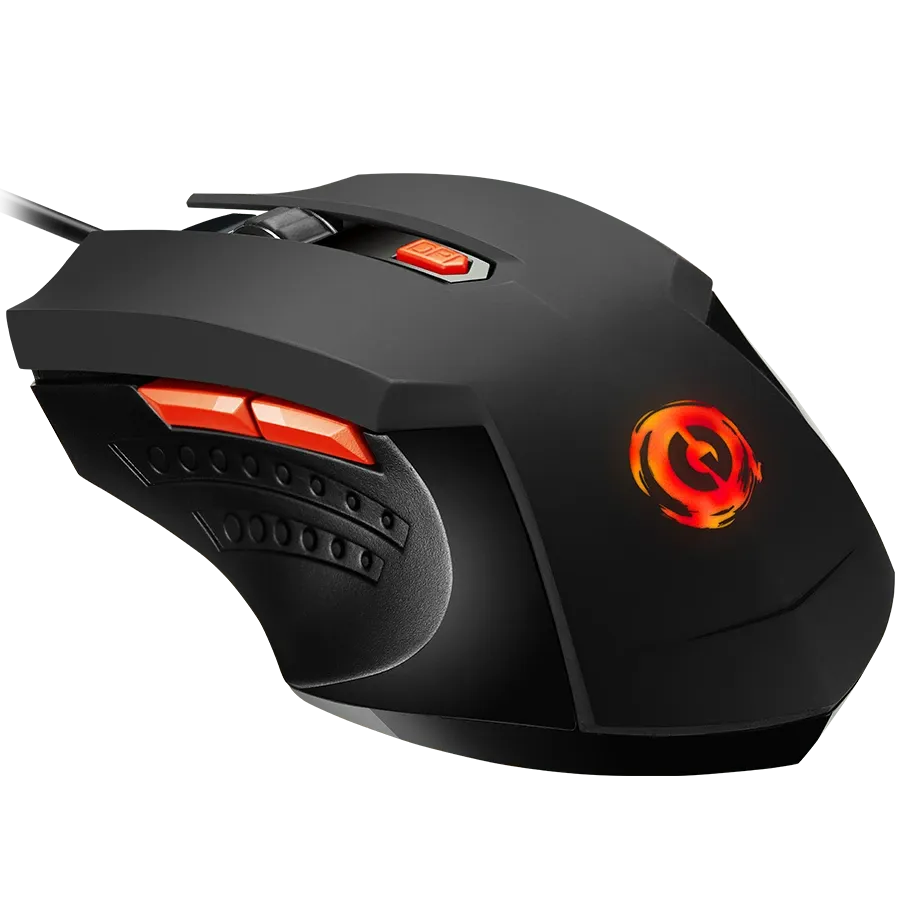 Геймърска мишка Canyon Star Raider GM-1 RGB 6buttons Wired, черна