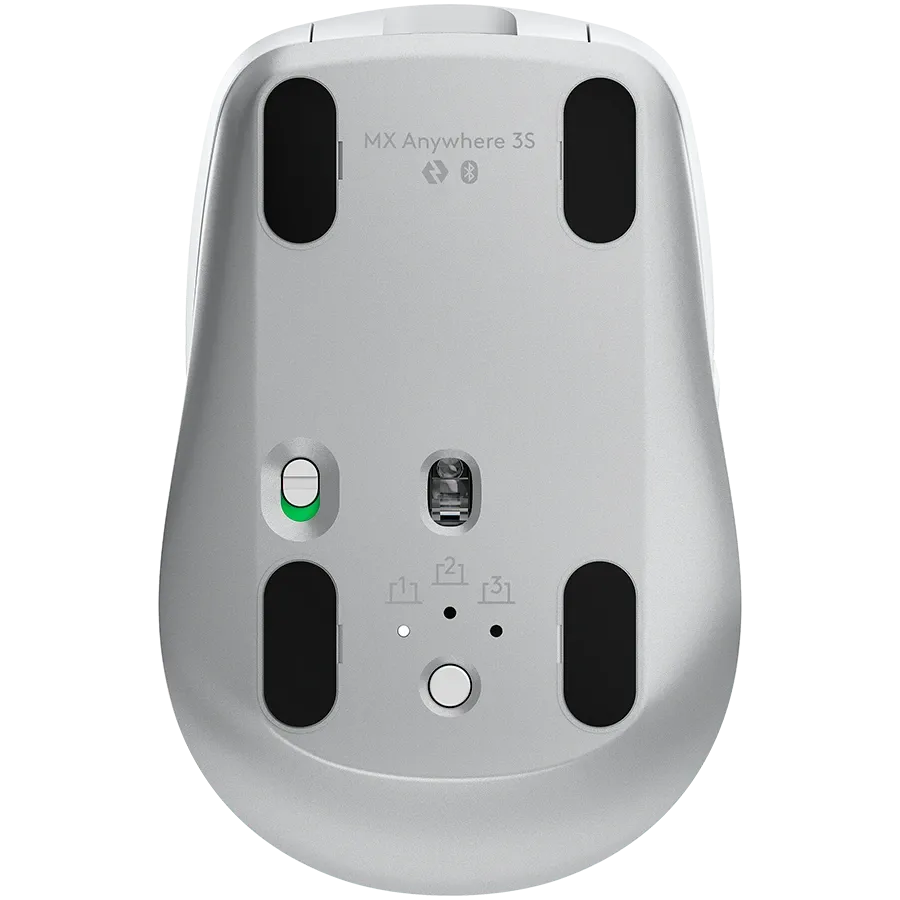 Мишка Logitech MX Anywhere 3S за Mac, PALE GREY, BT