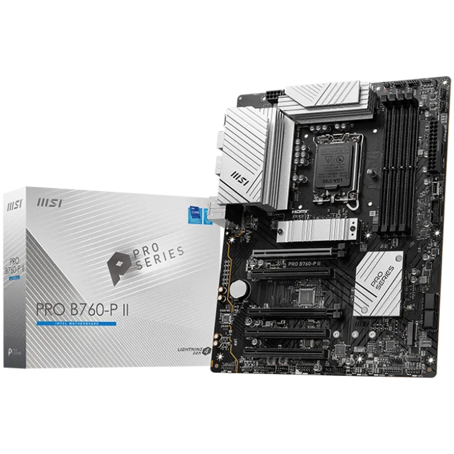 Дънна платка MSI PRO B760-P II, ATX