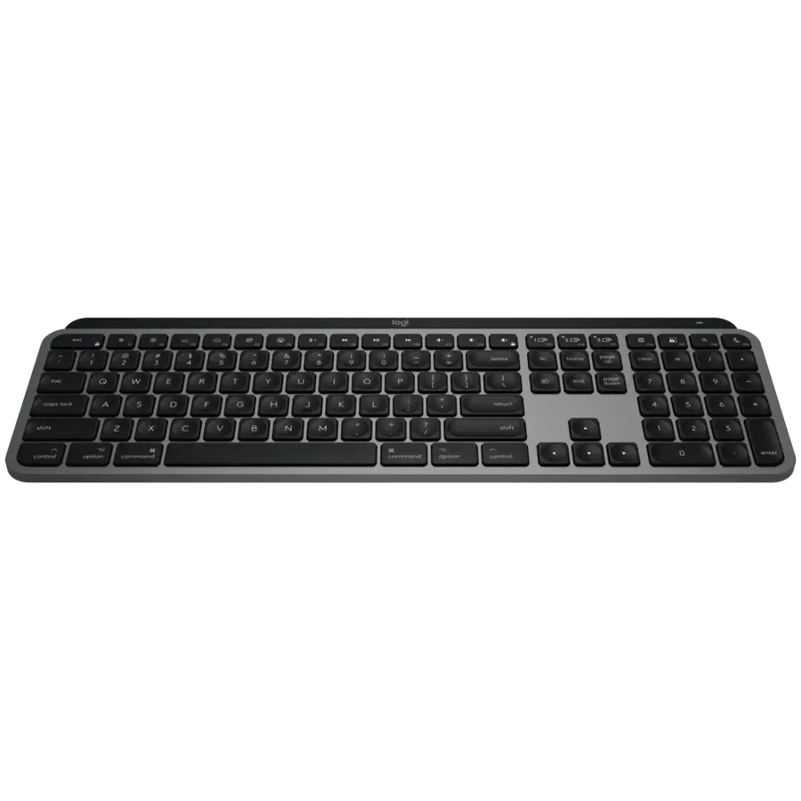 Клавиатура Logitech MX Keys S за Mac, Space GREY, US INT'L, BT