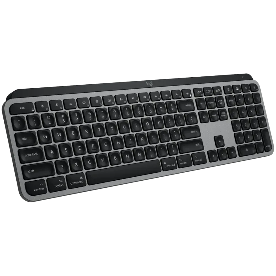 Клавиатура Logitech MX Keys S за Mac, Space GREY, US INT'L, BT