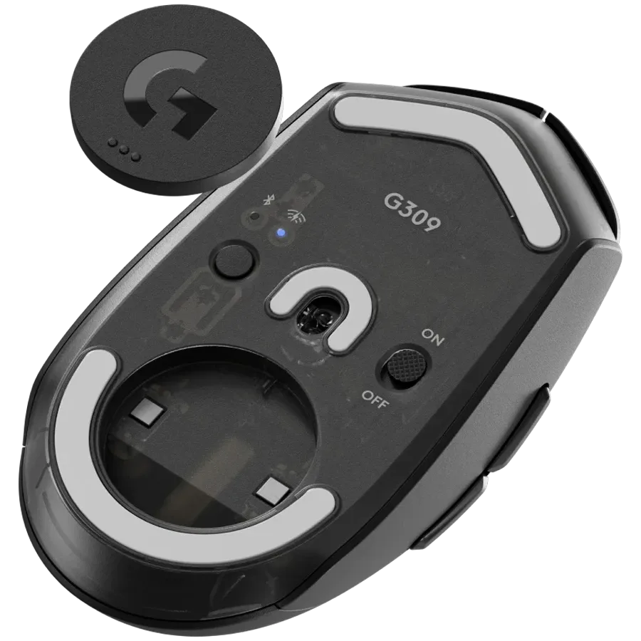 Геймърска мишка Logitech G309 LIGHTSPEED, 2.4GHZ/BT, EER2-933, G309, черна