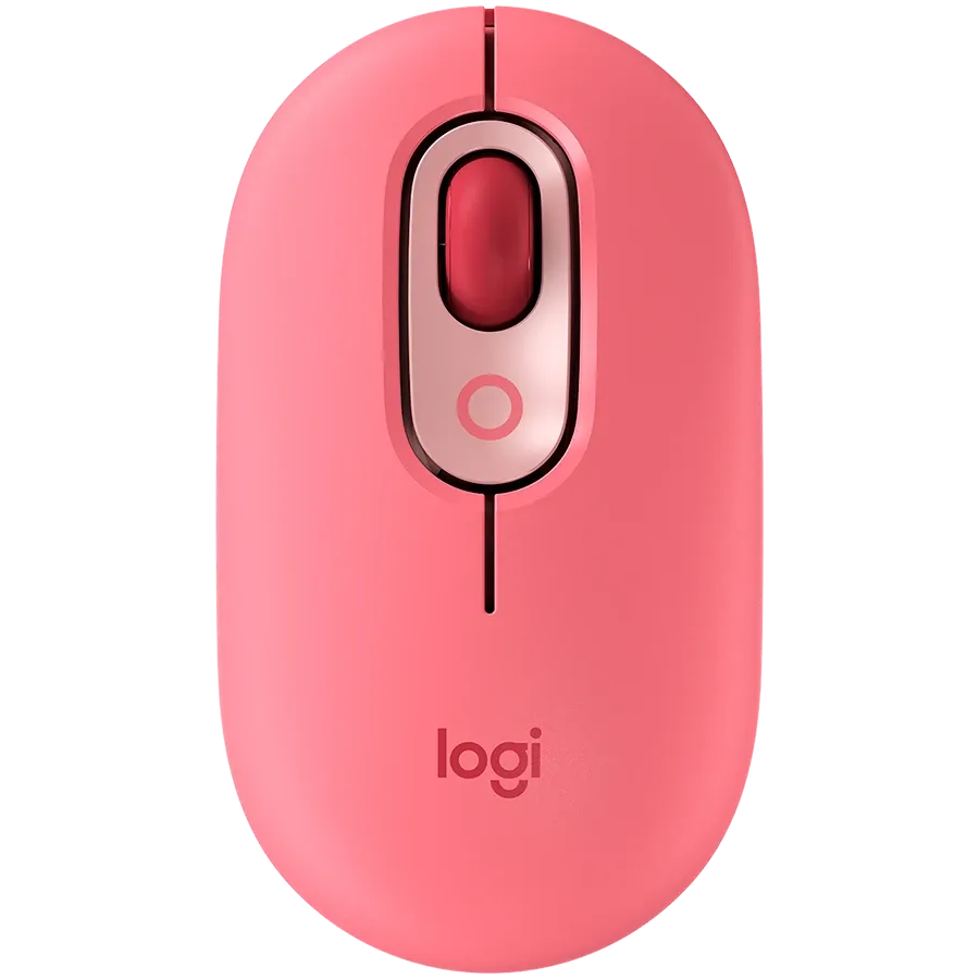 Мишка Logitech POP with emoji, ROSE, BT